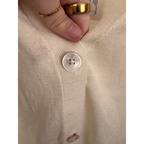 NWT! A New Day Cream button down cardigan - Picture 3 of 5